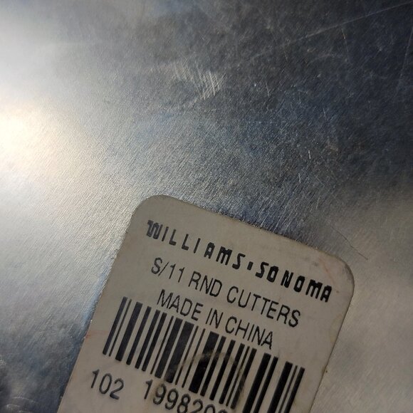 Vintage Williams-Sonoma Pastry and Cookie Cutters Set of 11 Round Shapes - Picture 7 of 9